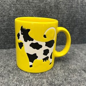 Waechtersbach Spain Yellow Cow Coffee Mug Vintage Ceramic Spotted Cow Cup